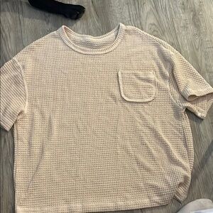 Women's Cream Textured Shirt